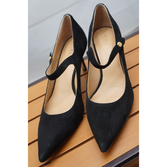 Lauren Ralph Lauren Women's Lanette Mary Jane Pump Black 9B - Picture 11 of 16